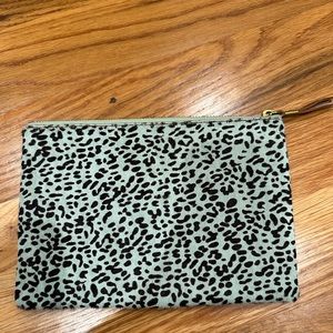 Madewell | Printed Calf Hair Pouch Clutch